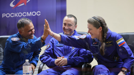 Soyuz MS-29 Launches from Baikonur to the International Space Station