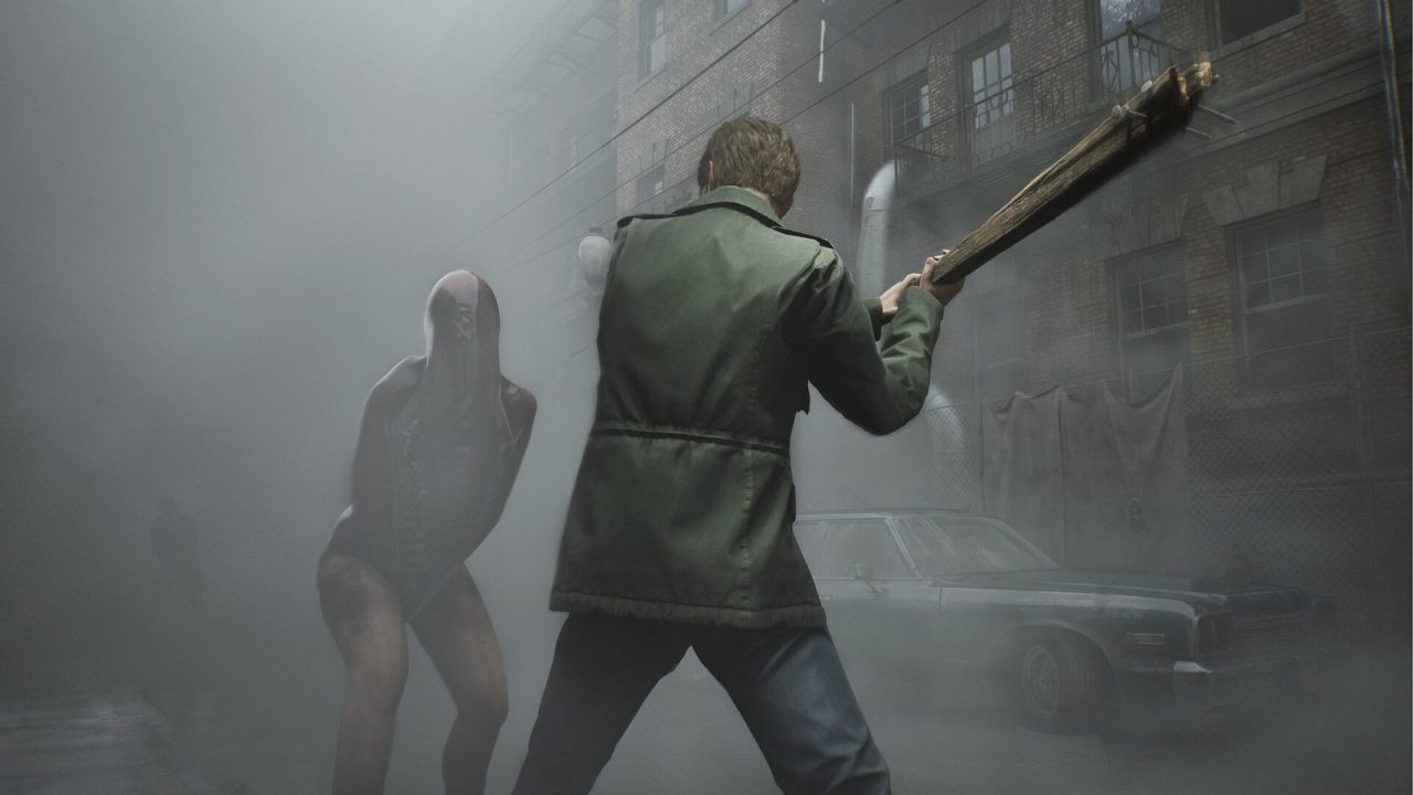 In-game screenshot from the Silent Hill 2 remake on PC