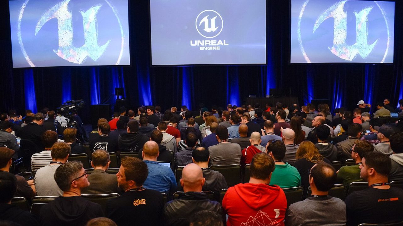 Epic Games opening session on stage at the Game Developers Conference 2016